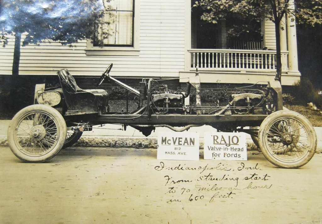 Two Rajo-equipped Ford engines powered this monster.