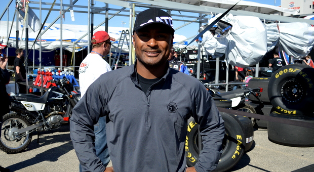 Top Fuel driver Antron Brown