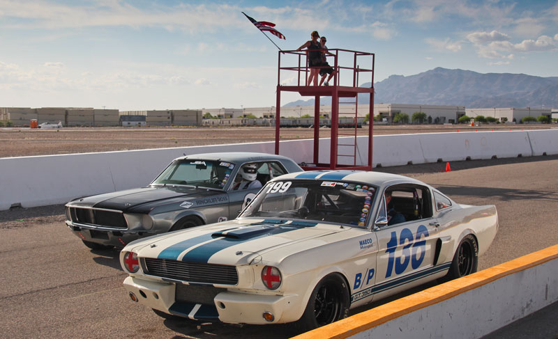 Massive Mustang Exhibition Race Rolls into Vegas