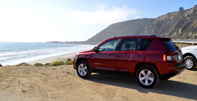 2014 Jeep Compass on Highway 1