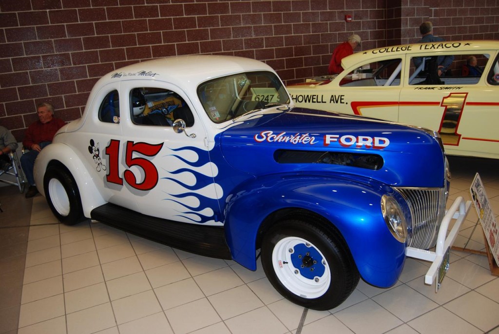 Replica of Mouse’s 1940 Ford coupe at Milwaukee “World of Wheels.” 