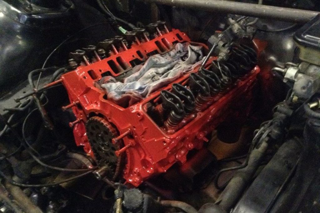 A little elbow grease and some paint makes an old engine look great. 