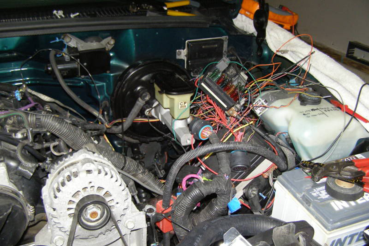 1998 silverado engine removal