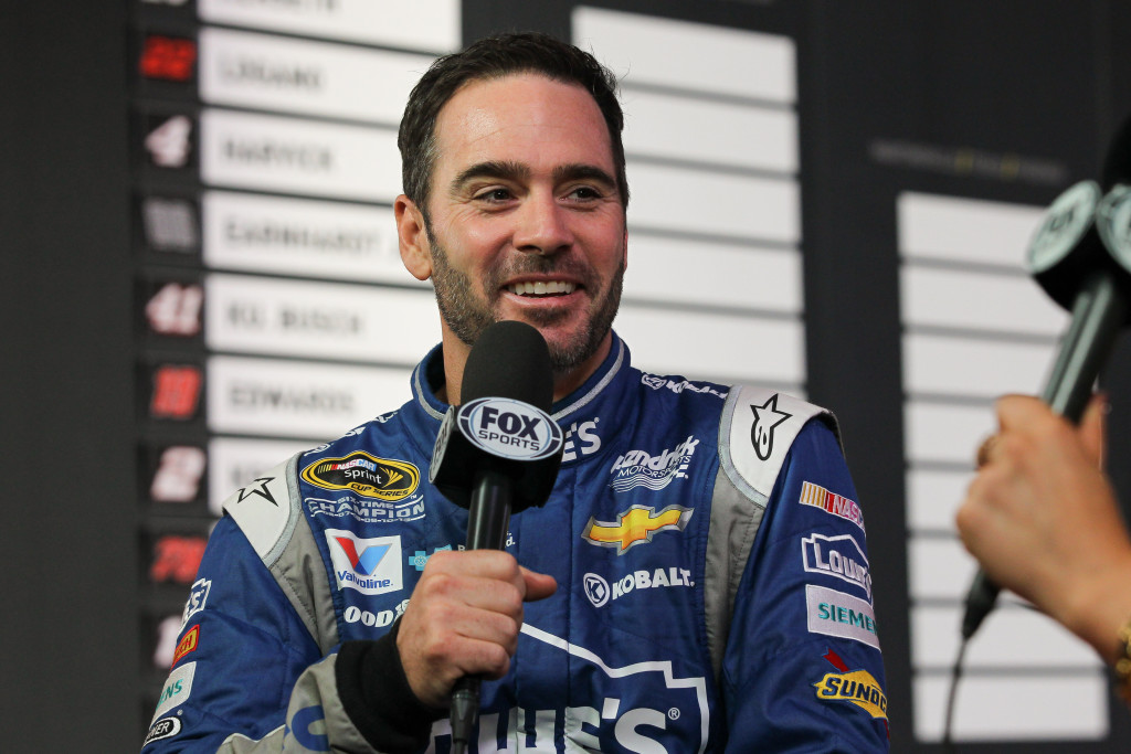 Jimmie Johnson at 2015 Media Day