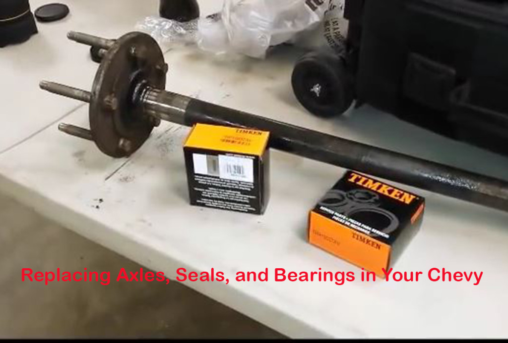 We tackle the job of replacing axles, bearings, and seals in our strip burner Camaro. These steps will work for any GM ten- or twelve-bolt rear. Images from screenshots.