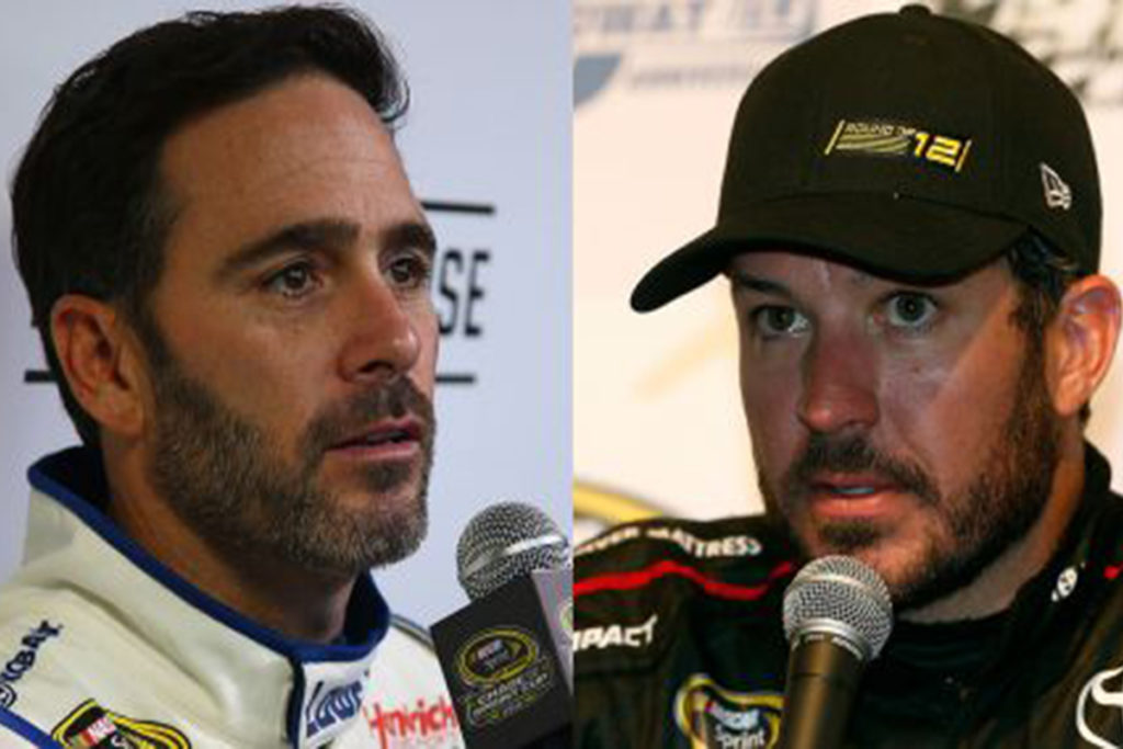 The week following his double failure of the LIS following his win at the Chase opener at Chicagoland, Truex’s car again failed LIS with no sanctions. Jimmie’s car also failed and no sanctions against him were taken either. Image courtesy foxsports.com.