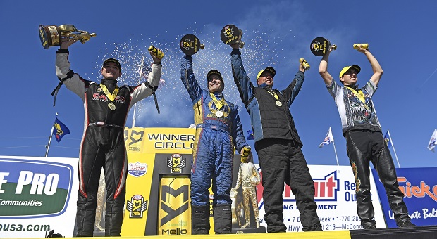 Torrence and Capps Repeat Victories at Lucas Oil NHRA Southern Nats