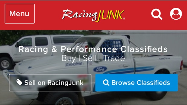 RacingJunk Mobile Site