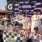 Larson Takes Checkered Flag at TreatMyClot 300
