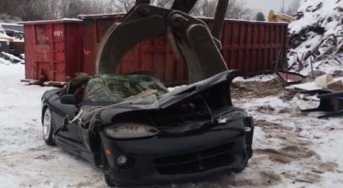 The Dodge Vipers Being Crushed Were Destined for Doom from Day 1
