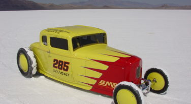 Meet Sally Speed: A '32 Coupe Running Bonneville with a Dump Truck Motor