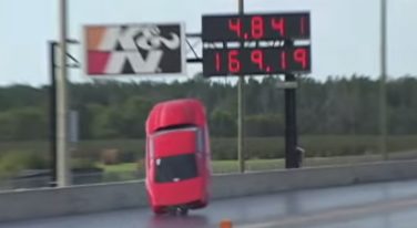 [VIDEO] 3,000 HP Twin-Turbo Mustang Gets Major Air Time