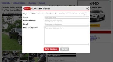 New Contact the Seller Feature on RacingJunk.com