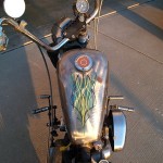 '76 Harley Davidson Rat Bike Turns Heads