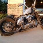 '76 Harley Davidson Rat Bike Turns Heads