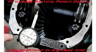 Properly Setting Pinion Depth and Backlash When Swapping Rear Gears