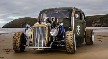 One Stunning, Turbocharged Ford Anglia Drifter