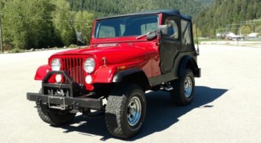 Today's Cool Car Find is this 1975 Jeep CJ 5