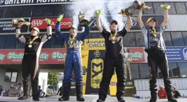 Torrence and Capps Earn Eighth Victories at 2017 AAA Insurance NHRA Midwest Nationals