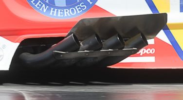 Adios NHRA Funny Car Laid-Back Headers