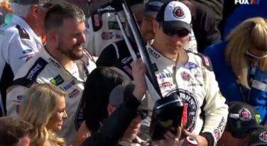 Keselowski, Harvick Weather Rain to Take NASCAR Wins in Phoenix