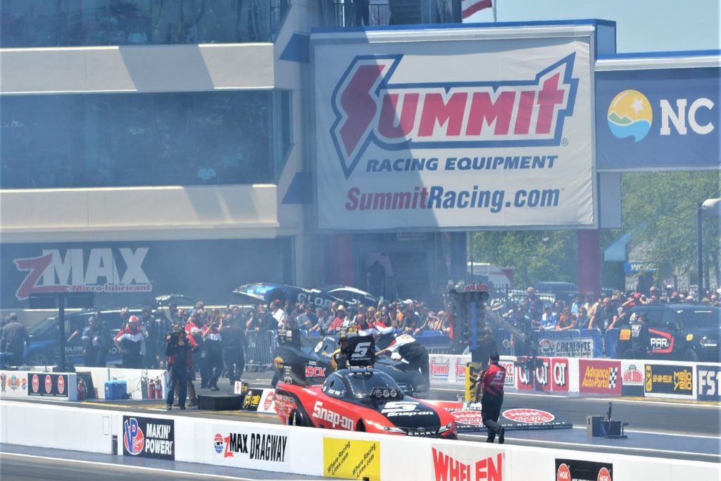 Record Breaking Weekend at NGK Spark Plugs NHRA Four-Wide Nationals