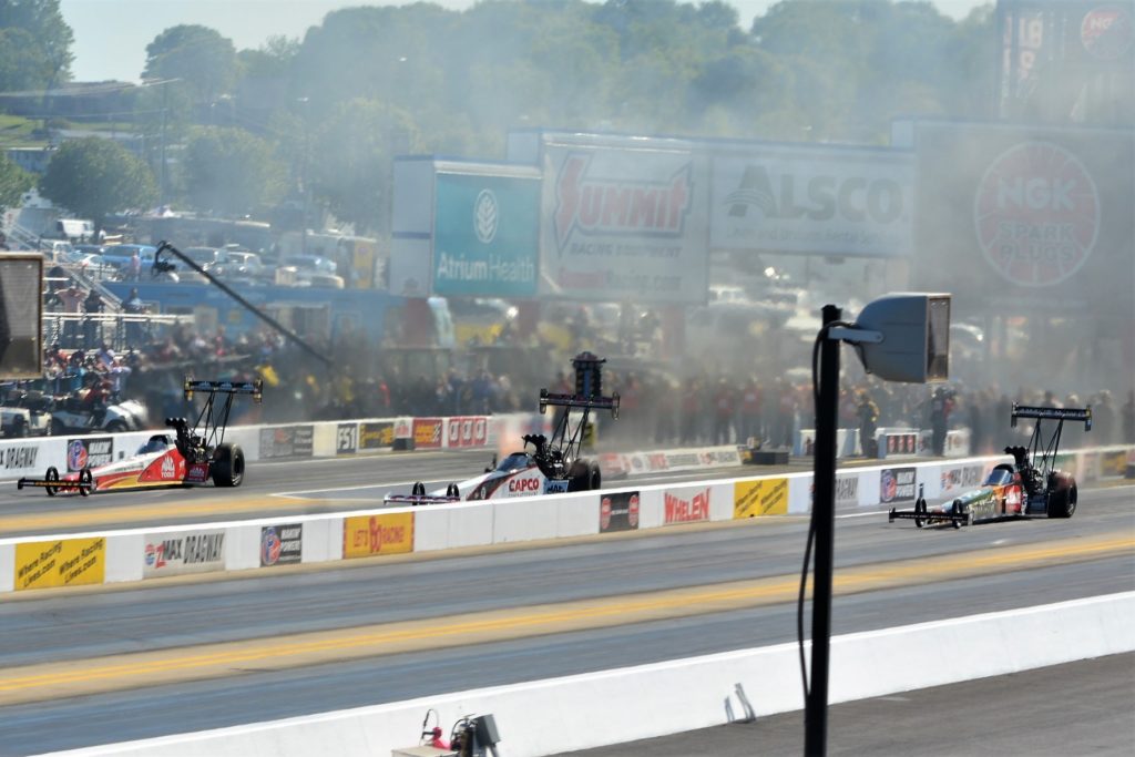 Record Breaking Weekend at NGK Spark Plugs NHRA Four-Wide Nationals