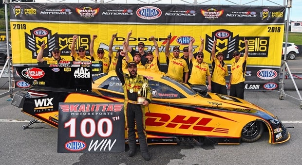 Kalitta Motorsports Secures 100th Win at Dodge NHRA Nationals