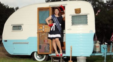 Mitzi Valenzuela's Pinup Corner: Miss Hometown Heroes Noir Hart