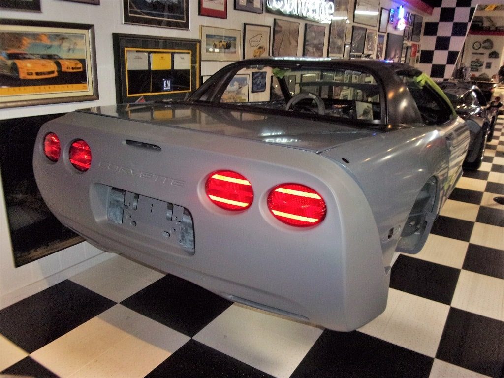 Two Rare Corvette Race Cars at MY Garage Corvette Museum
