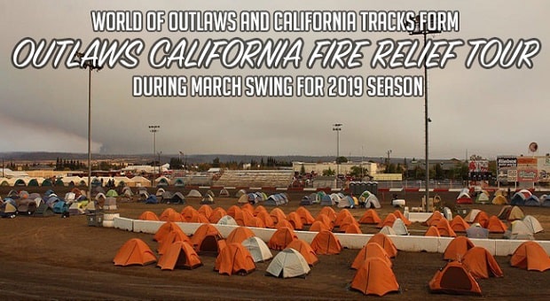 World of Outlaws Announces California Fire Relief Tour