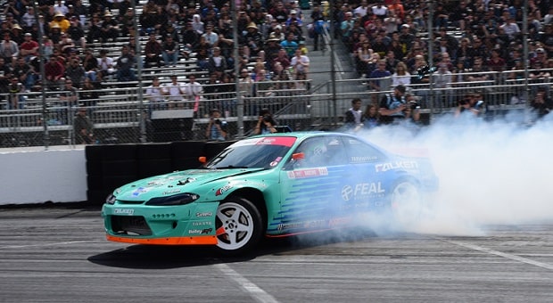 Bakchis Breaks Out at Long Beach Formula Drift