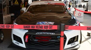 Napoleon Motorsports Forced to Park EL-1 Electric Camaro at Long Beach Formula Drift