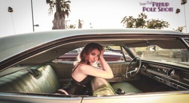 Pinup Pole Show Pinup of the Week: Kate Bera with a 1965 Chevy Impala