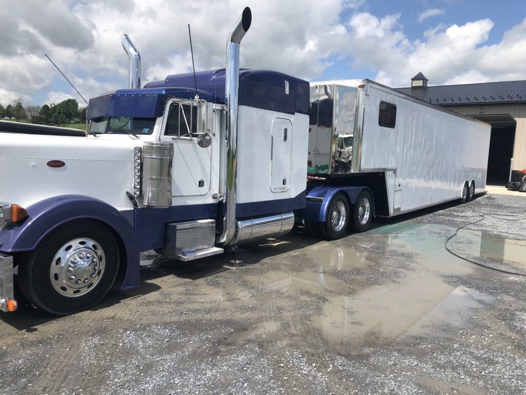Today’s Cool Car Find is this Epic Peterbilt/Stacker Trailer for $115,000