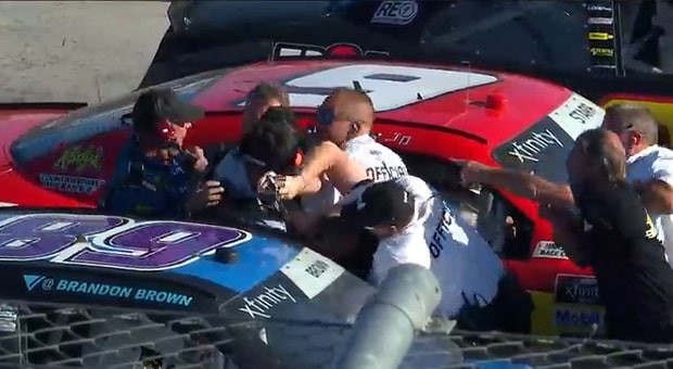 Fists Fly after Xfinity Race as Brandon Jones Celebrates Victory