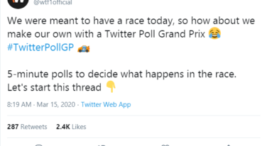@WTF1 Twitter Makes The Best of It with first Twitter Poll Grandprix