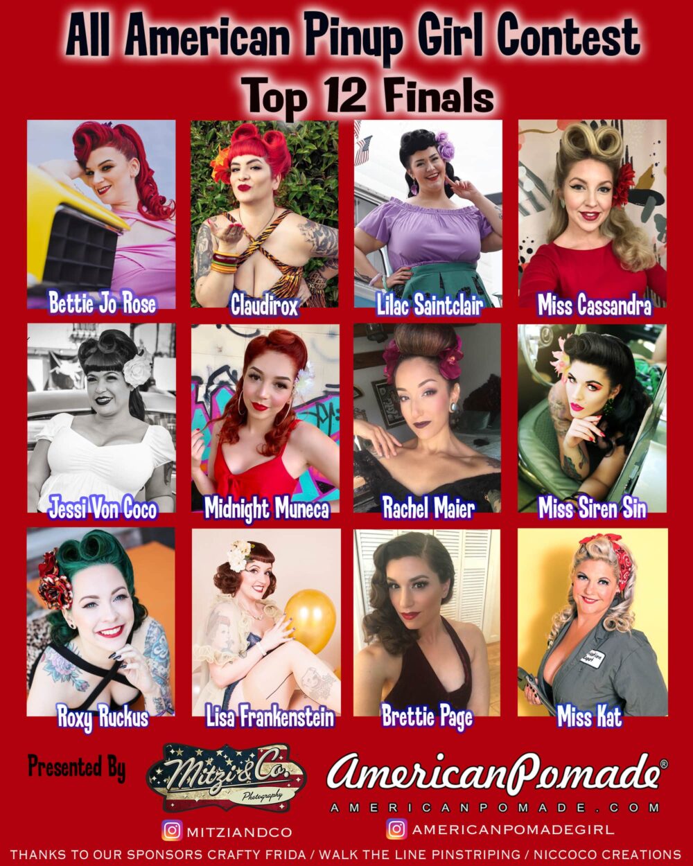 Mitzi Valenzuela's All American Pinup Virtual Contest