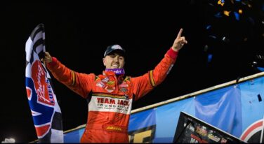 David Gravel Earns First Victory in World of Outlaws  NOS Energy Drink Sprint Car Series Return to Live Racing
