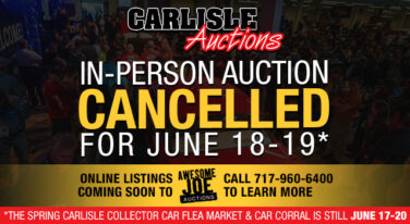 Carlisle Cancels In Person Auction in June