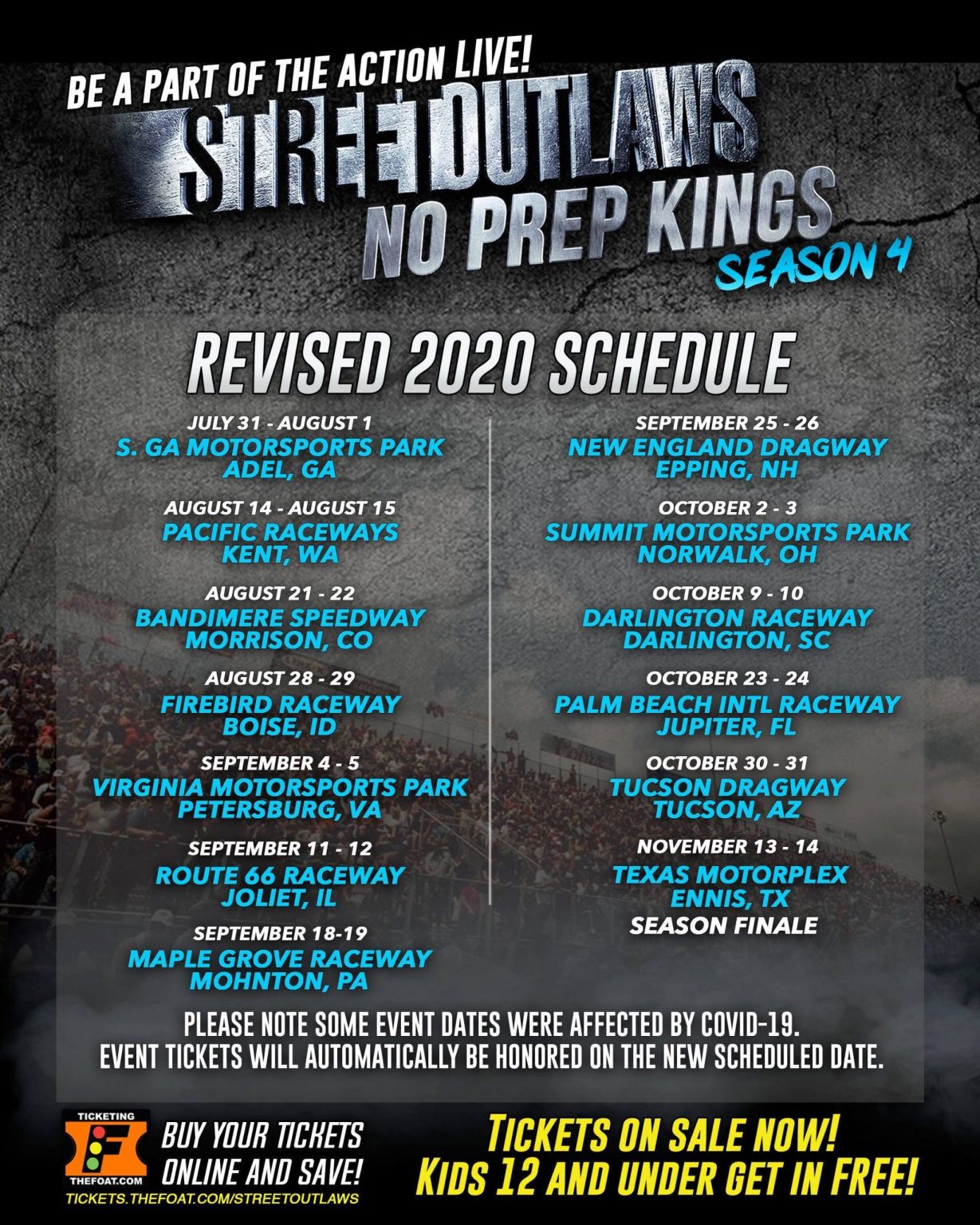 Street Outlaws No Prep Kings Announces Schedule RacingJunk News