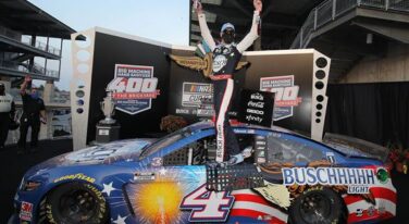 Harvick Takes Home Indianapolis Win in Overtime