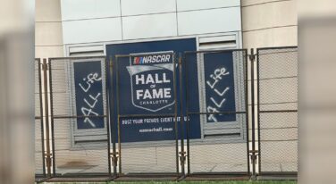 NASCAR HoF Vandalized