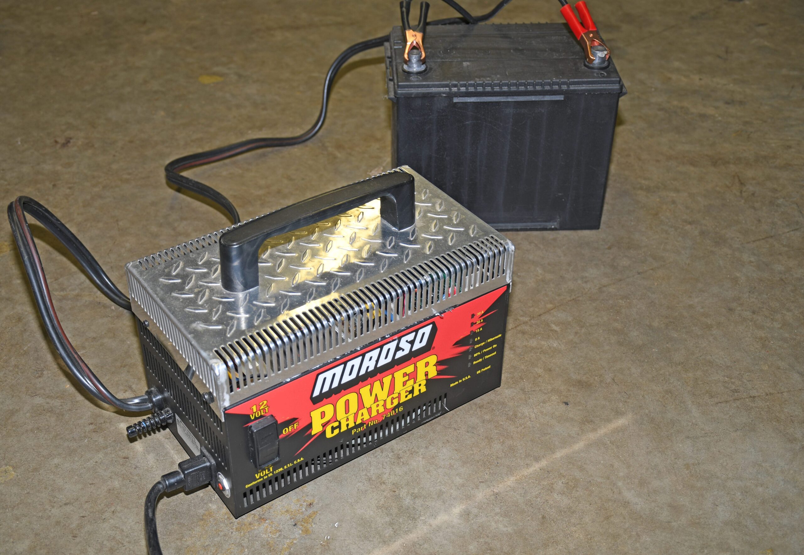 Moroso’s Street & Strip Battery Charger
