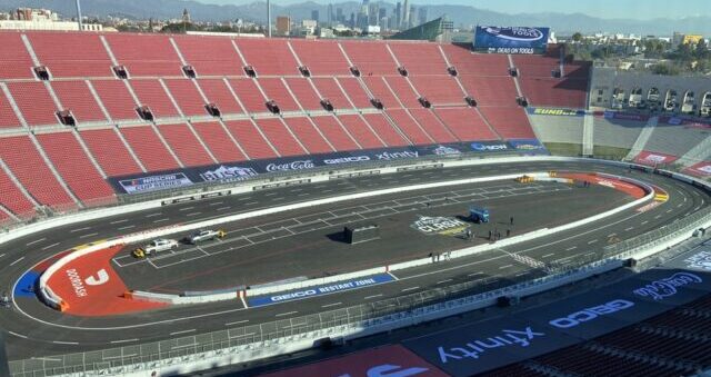 Busch Light Clash racetrack-
