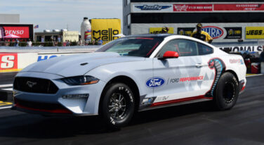 Tasca's first run in Cobra Jet 1400 EV