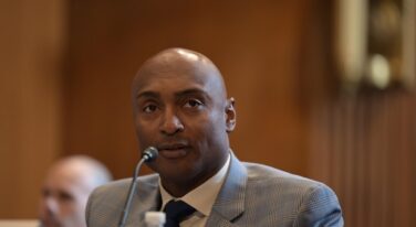 Antron Brown testifying before the U.S. Committee on Environment and Public Works in Washington, D.C., on Sept. 7, 2022.