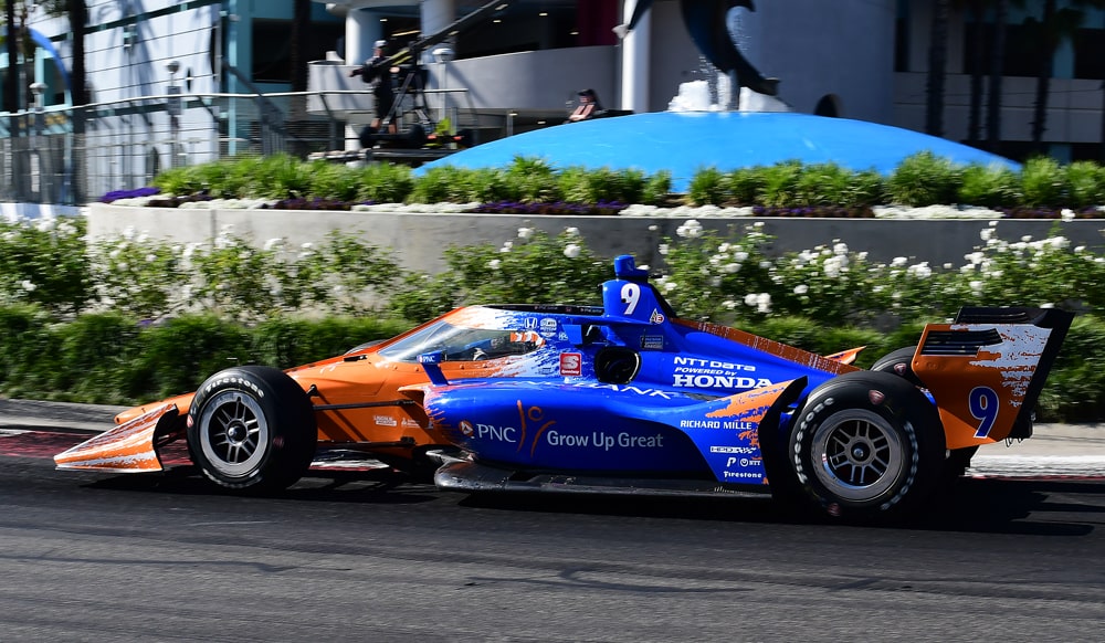 Scott Dixon at the Long Beach Grand Prix