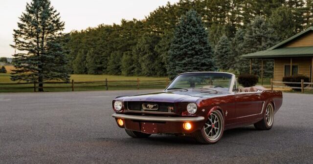 Ringbrothers Unleashes "UNCAGED" – a Rad 1965 Mustang Convertible Restomod