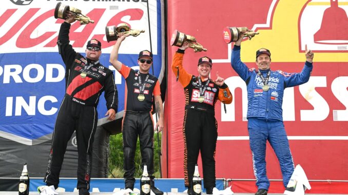 Crazy NHRA 4-Wide Weekend Serves Winners and Whiners